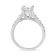14K White Gold 1 1/5ctw Princess Diamond Classic Engagement Ring (I1-I2
Color, H-I Clarity)