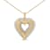 1.50ctw Baguette Diamond 14K Yellow Gold Over Sterling Silver Heart
Pendant Necklace