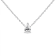14K White Gold 1/10ctw Pear Shape Lab Grown Diamond Solitaire Necklace
(F-G Color, VS2-SI1 Clarity)
