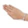 14K White Gold 4.0ctw Invisble Set Diamond Wave Style Link Bracelet (H-I
Color, SI2-I1 Clarity) - 7"