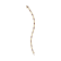 10K Yellow Gold Ruby and 1/10ctw Diamond Bar Prong Set Bracelet (H-I
Color, SI1-SI2 Clarity)
