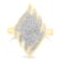 10K Yellow Gold Diamond Cocktail Ring (3/4 Cttw, I-J Color, I2-I3 Clarity)
