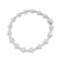 14K White Gold 1 1/5ctw Diamond Flower Blossom Link Bracelet (H-I Color,
SI1-SI2 Clarity) - Size 7"