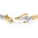 10K Two-Tone Gold 1/2ctw Diamond Alternating 3 Stone and X-Link Bracelet
(I-J Color, I2-I3 Clarity)