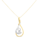 10K Two-Tone Gold Espira 1/6ctw Diamond Layered 18" Pendant
w\chain(H-I Color, I2-I3 Clarity)