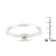 Sterling Silver 1/20 Carat Diamond Petite Promise Ring (J-K Color, I1-I2 Clarity)