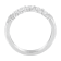 14K White Gold 1/2ctw Diamond 5-Stone Band Ring (H-I Clarity, SI2-I1 Color)