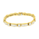 14K Yellow Gold 7.33ctw Multi--Cut Diamond Box Square Link Bracelet