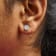 IGI Certified 14K White Gold 1 1/2 Cttw Round Diamond Solitaire Stud
Earrings with Screwbacks