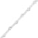 Sterling Silver Prong Set Diamond Accent Curved Spiral Link Bracelet