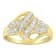 10K Yellow Gold Over Sterling Silver 1.0ctw Diamond Halo Floral Ring
(J-K Color, I2-I3 Clarity)