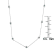 Sterling Silver Treated Diamond By Yard Necklace (3/4 cttw, Blue Color,
I2-I3 Clarity)
