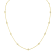 1.10ctw Diamond 14K Yellow Gold Station Necklace