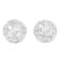 14K White Gold 1/3ctw Round Cut Diamond Earrings