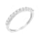 Sterling Silver 1/2ctw Brilliant Round Diamond 11 Stone Band Ring (I-J
Color, SI2-I1 Clarity)