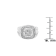 14K White Gold Men's Diamond Band Ring (1 cttw, H-I Color, SI1-SI2 Clarity)