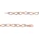 10K Rose Gold .50ctw Diamond Cluster and Infinity Weave Link Bracelet