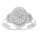 10K White Gold 1.0ctw Diamond Vintage-Inspired Art Deco Ring (G-H Color,
SI1-SI2 Clarity)