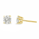 14K Yellow Gold 1.0 Cttw Round Lab Grown White Diamond 4-Prong Classic
Solitaire Stud Earrings
