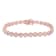 10K Rose Gold Over Sterling Silver 1/4 Cttw Diamond Tennis Bracelet