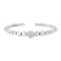 Sterling Silver 1/6 Carat TDW Diamond Ball Bead Bangle Bracelet (I-J,
I2-I3) - 7"