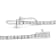 2.00ctw Round White Diamond 10K White Gold Tennis Bracelet