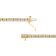 14K Yellow Gold Over Sterling Silver 3.0ctw Diamond Link Bracelet