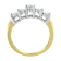 14K Yellow Gold 5 Stone Diamond Ring (1 cttw, H-I Color, SI1-SI2 Clarity)