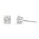 1.00ctw Lab Created Brilliant Cut White Diamond Solitaire 10K White Gold
Stud Earrings