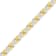 10K Yellow Gold 1 cttw Diamond Riviera Statement Pendant Necklace (J-K, I2-I3)