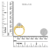 10K Yellow Gold Round And Baguette Cut Diamond Cluster Ring (1 1/10
Cttw, H-I Color, SI2-I1 Clarity)