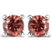 0.50ctw Brilliant Cut Lab Grown Pink Diamond Solitaire 14K White Gold
Stud Earrings