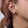 14K White Gold 3.00 Cttw Oval Cut Black Diamond Solitaire Stud Earrings
(Black Color, I2-I3 Clarity)