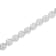 Rhodium Over Sterling Silver 1/4 Cttw Diamond Tennis Bracelet