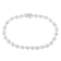 Sterling Silver 1/2ct TDW Rose-cut Diamond Link Bracelet (I-J, I3-Promo)
- 7"