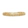 10K Yellow Gold Over Sterling Silver 1.0 Cttw Diamond Double-Link Tennis Bracelet