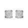 10K White Gold 3/4ctw Princess Diamond Composite Open Frame Stud
Earrings (I-J Color, I1-I2 Clarity)