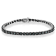 Sterling Silver 1 ct TDW Color Treated Rose Cut Diamond Tennis Bracelet
(Blue, I3) - 7"