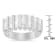 Sterling Silver 1.0ctw Baguette Diamond Channel Multi-Row Wedding Ring
(H-I Color, I1-I2 Clarity)