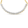 10K Yellow Gold Over Sterling Silver Miracle-Set Diamond Accent 6”-9”
Adjustable Beaded Bolo