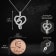 Sterling Silver 1/10ctw Diamond Mother & Child Double Open Heart
18" Pendant w\chain