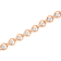10K Rose Gold Over Sterling Silver 1/4ctw Diamond Miracle-Set Teardrop
Shaped 7” Link Bracelet