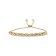 18K Yellow Gold Over Sterling Silver 1/4ctw Diamond Marquise Link
4"-10" Adjustable Bolo Bracelet