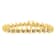 14K Yellow Gold 6.0ctw Round-Cut Diamond 'S' Bracelet