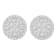 10K Yellow Gold Round Cut Diamond Earrings 1.5ctw