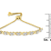 10K Yellow Gold Over Sterling Silver .10ctw Diamond Heart and X-Link
6”-9” Adjustable Bolo Bracelet