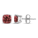 14K White Gold 1/2 Cttw Lab Grown Pink Cushion 4-Prong Set Classic
Diamond Solitaire Stud Earrings