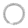 0.50ctw White Diamond Double Row Sterling Silver Tennis Bracelet