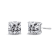 14K White Gold 1 1/2 Cttw Clarity Enhanced Princess Cut Diamond
Solitaire Stud Earrings