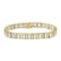 14K Yellow Gold 5.50ctw Round and Baguette-Cut Diamond Bracelet